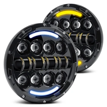 80w High Power 7 Inch Hi/Low Beam Led Headlight With DRL And Turn Signal For Car And Motorcycle
80w High Power 7 Inch Hi/Low Beam Led Headlight With DRL And Turn Signal For Car And Motorcycle