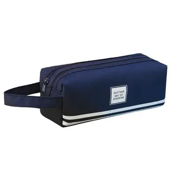Large Capacity Pencil Case Double-layer Pen Storage Bag Canvas Students Stationery Pouch Organizer Bag Storage(Navy Blue)
Large Capacity Pencil Case Double-layer Pen Storage Bag Canvas Students Stationery Pouch Organizer Bag Storage(Navy Blue)