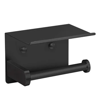 Toilet Paper Holder with Phone Shelf SUS 304 Stainless Steel Wall Mounted Toilet Paper Roll Holder - Rustproof and Bathroom Wash
Toilet Paper Holder with Phone Shelf SUS 304 Stainless Steel Wall Mounted Toilet Paper Roll Holder - Rustproof and Bathroom Wash