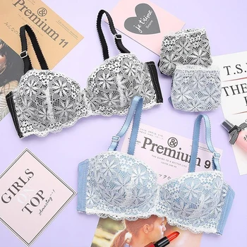 Honviey sexy lingerie flower white lace beaded triangle cup seamless Bra Set Deep V Push-Up Adjustable straps Underwear Bra Set
Honviey sexy lingerie flower white lace beaded triangle cup seamless Bra Set Deep V Push-Up Adjustable straps Underwear Bra Set