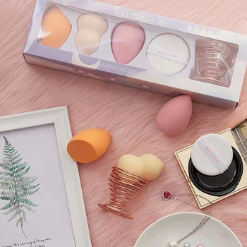 4PCS Face Makeup Puff Sponges Set Beauty Foundation Powder Blender Makeup Accessories Tools Cosmetic Blending with Holder
4PCS Face Makeup Puff Sponges Set Beauty Foundation Powder Blender Makeup Accessories Tools Cosmetic Blending with Holder