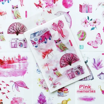 6 Sheets/Pack Cute Pink Memories Sticker Adhesive Craft Stick Label Notebook Computer Phone DIY Decor Kids Gift Stationery 
6 Sheets/Pack Cute Pink Memories Sticker Adhesive Craft Stick Label Notebook Computer Phone DIY Decor Kids Gift Stationery