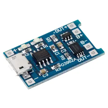5V Micro USB 1A 18650 Lithium Battery Charging Board Charger Module With Protective Battery Charger Module
5V Micro USB 1A 18650 Lithium Battery Charging Board Charger Module With Protective Battery Charger Module