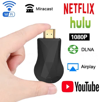 HDMI WiFi Display Dongle YouTube Netflix AirPlay Miracast TV Stick for Google Chromecast 2 3 for IOS Android TV Dongle Receiver
HDMI WiFi Display Dongle YouTube Netflix AirPlay Miracast TV Stick for Google Chromecast 2 3 for IOS Android TV Dongle Receiver
