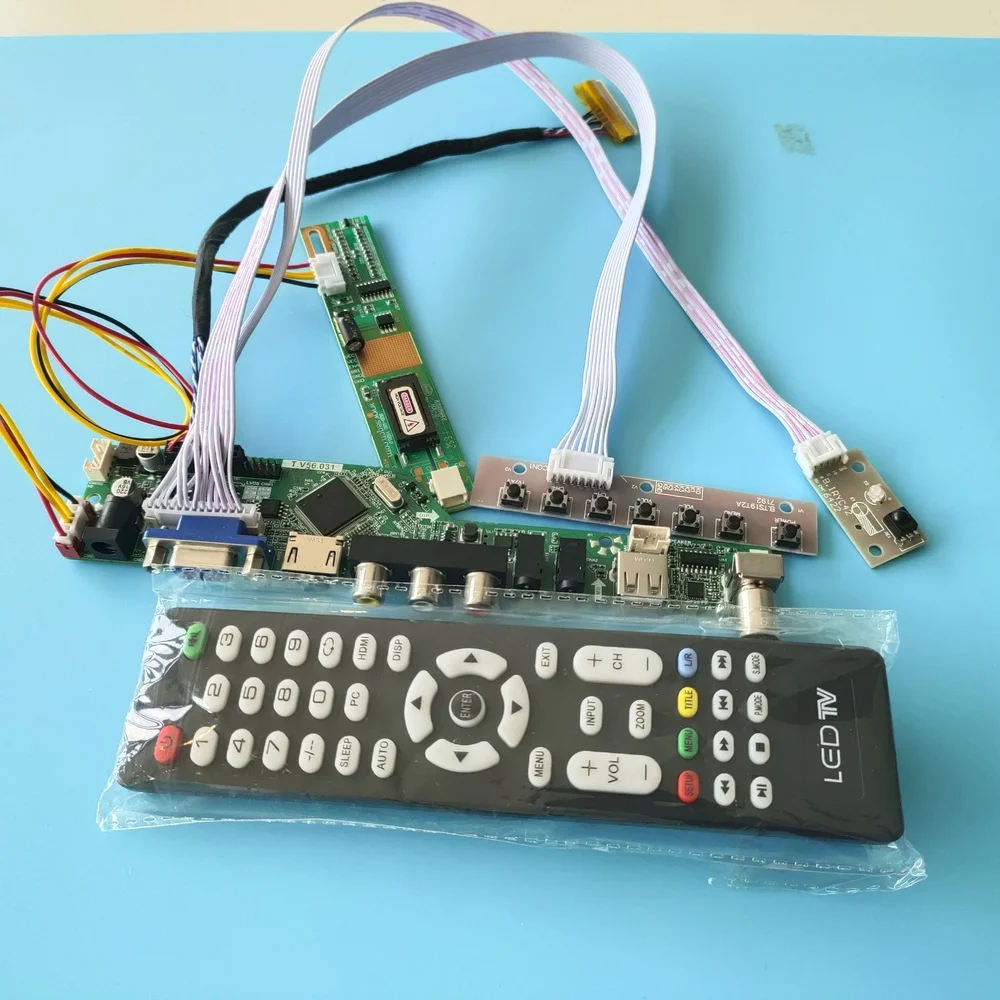 For B154EW01 15.4" 1280X800 Controller driver Board AV AUDIO USB VGA 1 CCFL lamps DIY monitor panel card LCD LED TV
For B154EW01 15.4" 1280X800 Controller driver Board AV AUDIO USB VGA 1 CCFL lamps DIY monitor panel card LCD LED TV