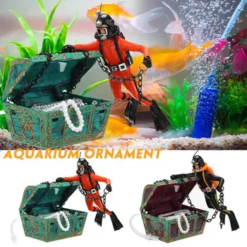 Fish Tank Decoration Aquarium Accessories Treasure Hunt Man Landscaping Pneumatic Add Oxygen Treasure Box
Fish Tank Decoration Aquarium Accessories Treasure Hunt Man Landscaping Pneumatic Add Oxygen Treasure Box