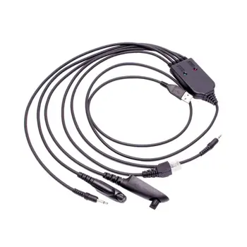 Black 5 In 1 USB Programming Cable FTDI Kit For Motorola CP100 CP140 CP150 CP160
Black 5 In 1 USB Programming Cable FTDI Kit For Motorola CP100 CP140 CP150 CP160