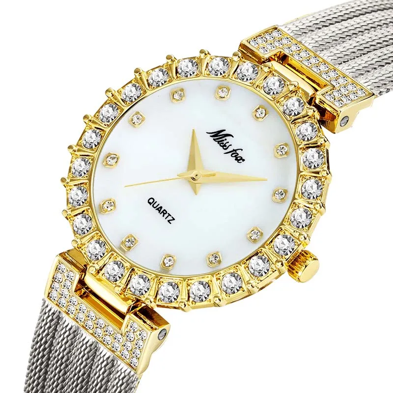 MISSFOX Women's Watches Top Sale Elegant Mesh Strap Beautiful Women's Watch Luxury Diamond Waterproof Quartz Clock For Lady Gift
MISSFOX Women's Watches Top Sale Elegant Mesh Strap Beautiful Women's Watch Luxury Diamond Waterproof Quartz Clock For Lady Gift