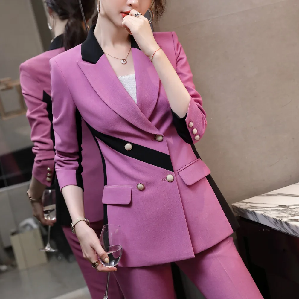 Professional Women's Suit 2020 Autumn New Korean Fashion Light Cooked Style Small Suit Age Reduction Two-piece Autumn Suit
Professional Women's Suit 2020 Autumn New Korean Fashion Light Cooked Style Small Suit Age Reduction Two-piece Autumn Suit