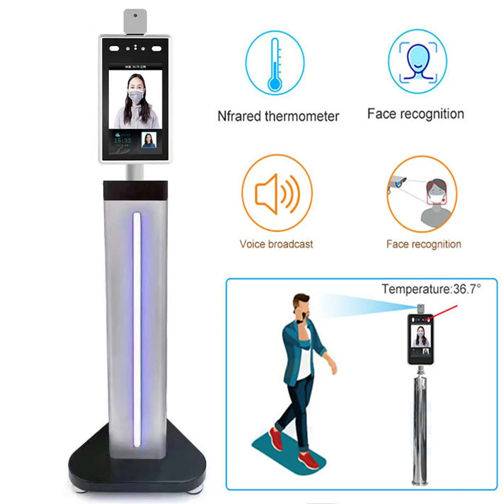 7inch Body Temperature Facial Recognition Camera ip thermal security camera thermal Human Detect Access Control Face Recognize
7inch Body Temperature Facial Recognition Camera ip thermal security camera thermal Human Detect Access Control Face Recognize