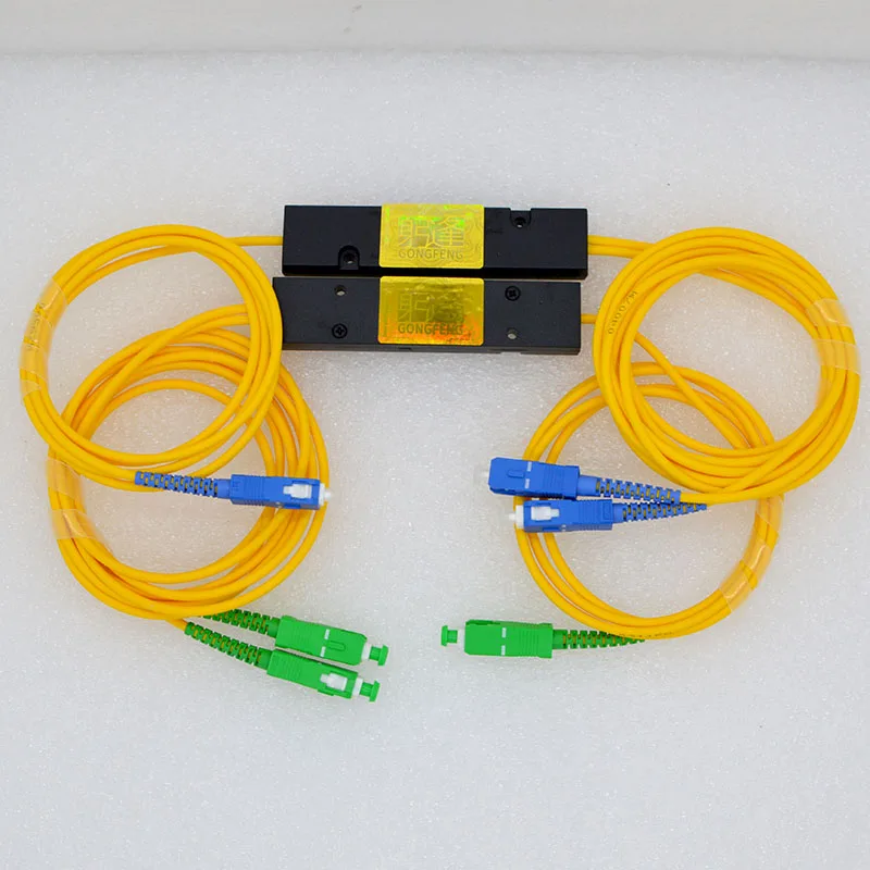 10PCS New 1:2 SC/UPC/APC Taper Type Optical Fiber Splitter 50:50 Optical Splitter Telecom grade Special Wholesale
10PCS New 1:2 SC/UPC/APC Taper Type Optical Fiber Splitter 50:50 Optical Splitter Telecom grade Special Wholesale
