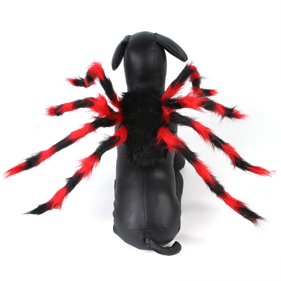 2020 Funny Cute Pet Cat Costume Spider chest back For Cat Dog Halloween Christmas Clothes Fancy Dress Pet Clothes (7)