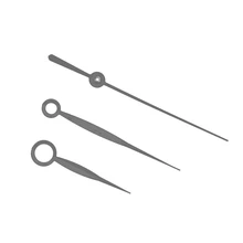 Zilver Metalen Chronograaf Handen Voor ETA 2892 Beweging Horlogemaker(China)