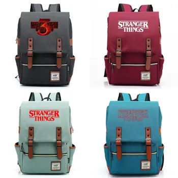 2020 Fashion New Stranger Things Buckle Children School bag Teenagers Student Schoolbags Women Bagpack Men Backpack
2020 Fashion New Stranger Things Buckle Children School bag Teenagers Student Schoolbags Women Bagpack Men Backpack