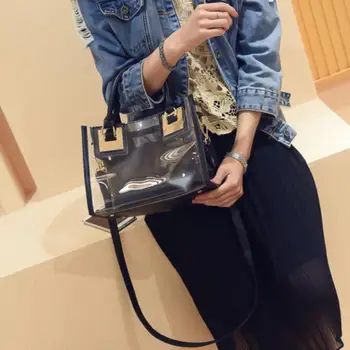 New Ladies Messenger Bag Transparent Jelly Bag PVC Waterproof Shoulder Messenger Bag Korean Beach Bag
New Ladies Messenger Bag Transparent Jelly Bag PVC Waterproof Shoulder Messenger Bag Korean Beach Bag