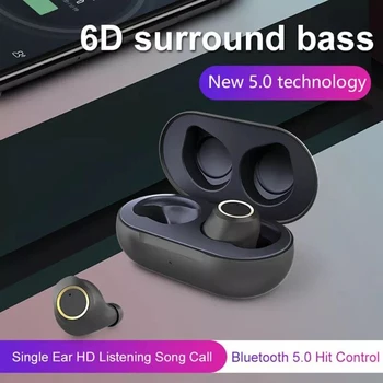 Mini TWS Bluetooth Earphone 5.0 high quality Sports headset in-ear Earbuds Support iOS/Android Phones
Mini TWS Bluetooth Earphone 5.0 high quality Sports headset in-ear Earbuds Support iOS/Android Phones