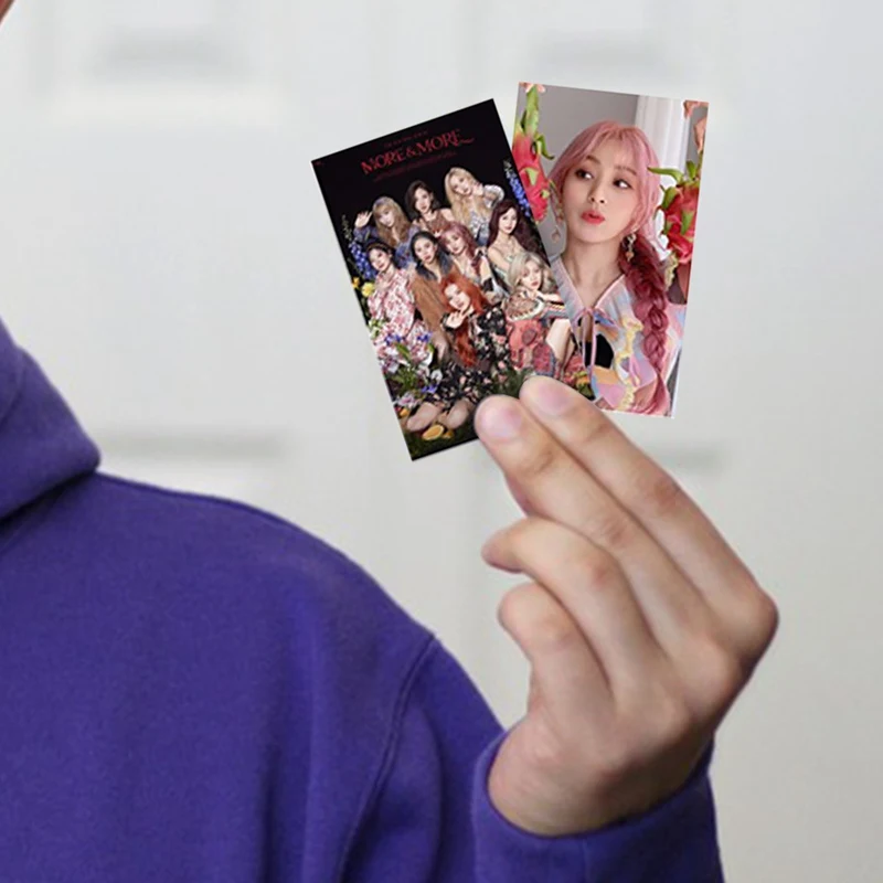 For 30PCS/Set KPOP TWICE 9th Album MORE & MORE HD Photo Card PVC Cards Self Made LOMO Card Photocards
For 30PCS/Set KPOP TWICE 9th Album MORE & MORE HD Photo Card PVC Cards Self Made LOMO Card Photocards
