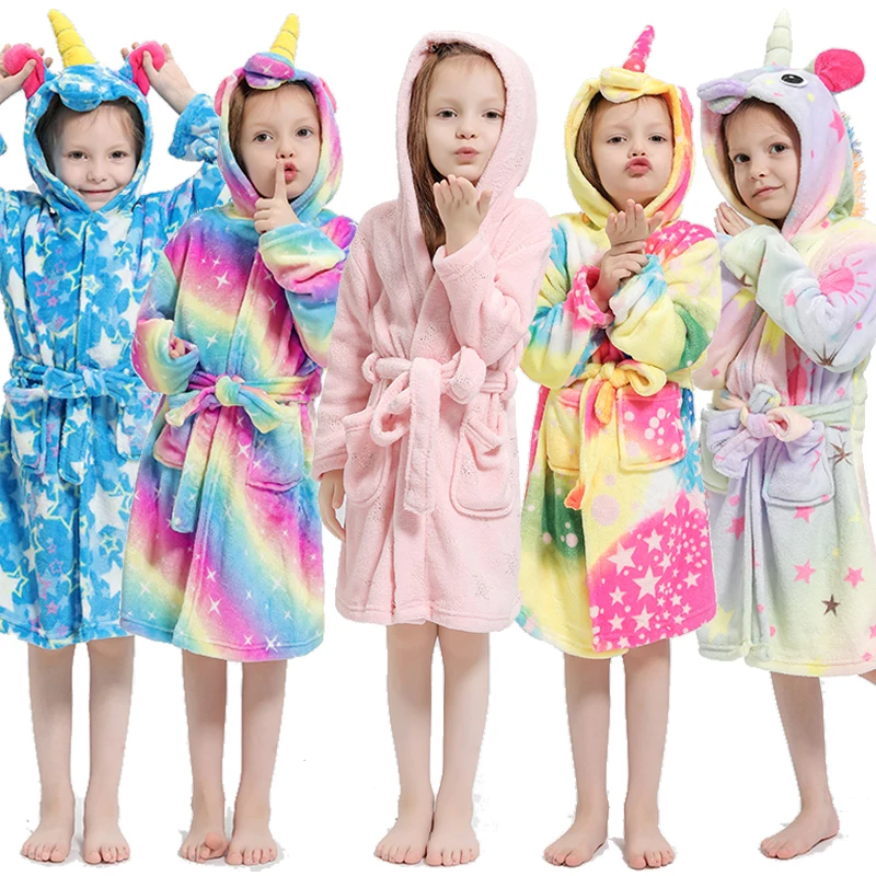 Children's cola fleece unicorn hooded bathrobe children's pajamas bathrobe Kigurumi animal pajamas girls boys pajamas
Children's cola fleece unicorn hooded bathrobe children's pajamas bathrobe Kigurumi animal pajamas girls boys pajamas
