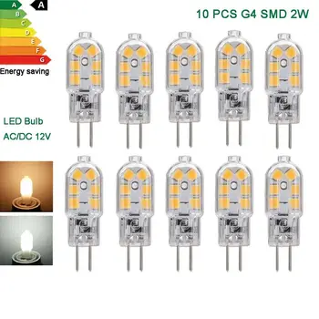 10x G4 LED bulbs COB 2W Capsule warm/cool white SMD 2835 chip Corn AC DC 12V Replace halogen Ceiling light accessories lamps
10x G4 LED bulbs COB 2W Capsule warm/cool white SMD 2835 chip Corn AC DC 12V Replace halogen Ceiling light accessories lamps