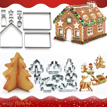 8/10/18 pcs/set Stainless Steel Christmas Cookie Cake Cutters 3D Mold Fondant Pastry Decorating Baking Cutter DIY Baking Tools
8/10/18 pcs/set Stainless Steel Christmas Cookie Cake Cutters 3D Mold Fondant Pastry Decorating Baking Cutter DIY Baking Tools