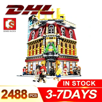 SEMBO DHL LED Night Club Compatible With Creator Expert Street View Building Blocks 2488pcs Bricks Kids Gift Toy For Children
SEMBO DHL LED Night Club Compatible With Creator Expert Street View Building Blocks 2488pcs Bricks Kids Gift Toy For Children