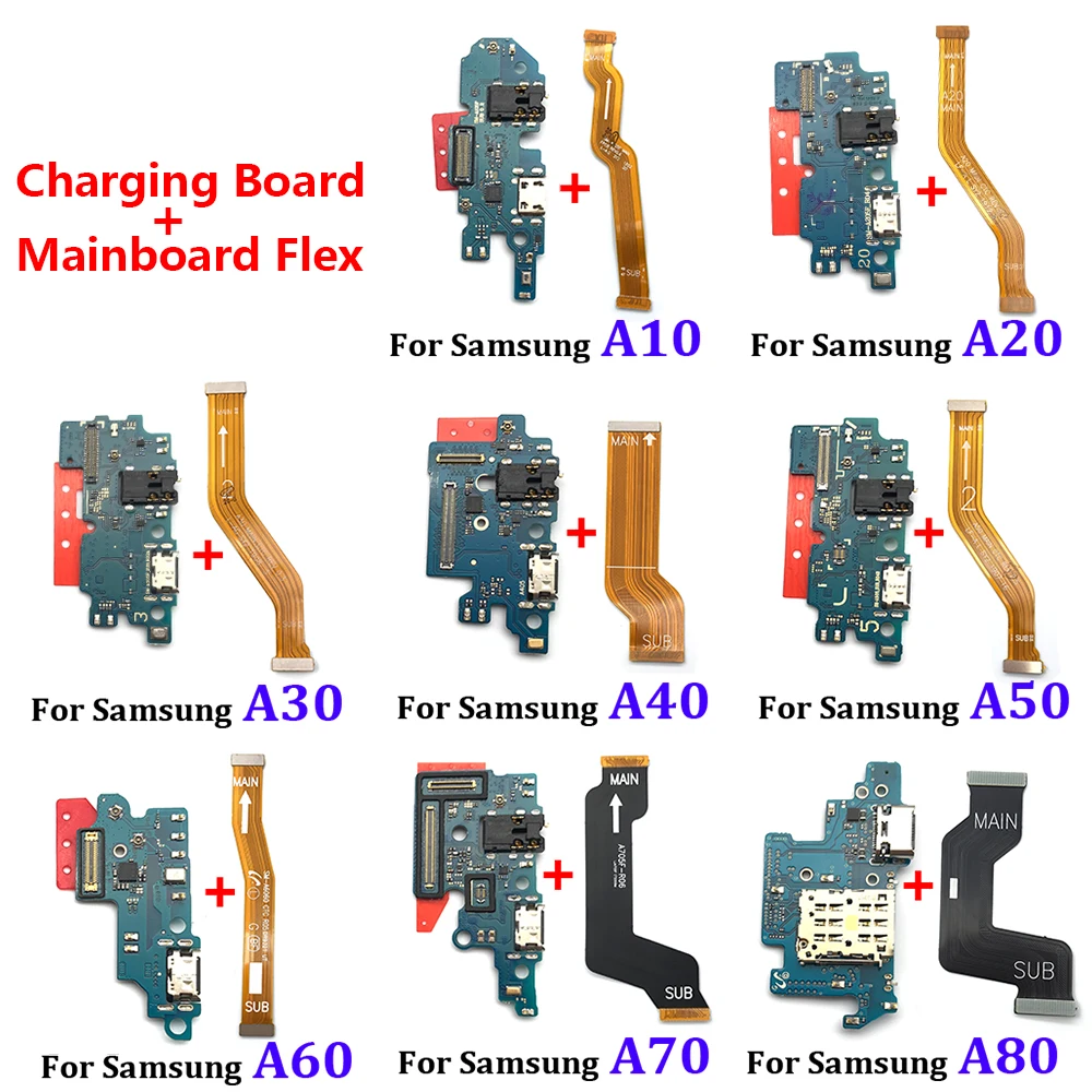 Generic USB Charging Port Mic Dock Connector Board For Samsung A10 A20