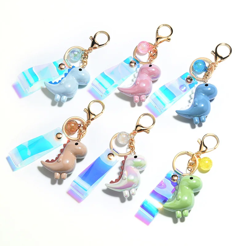 Hot Sale Cute Cartoon Keychains Little Dinosaur Key Chain Animal Women Bag Charm Key Ring Pendant Gifts High Quality 
Hot Sale Cute Cartoon Keychains Little Dinosaur Key Chain Animal Women Bag Charm Key Ring Pendant Gifts High Quality