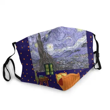 Van Gogh Starry Night Arles Bedroom Washable Mouth Face Mask Art Anti Haze Dustproof Protection Mask Respirator Muffle
Van Gogh Starry Night Arles Bedroom Washable Mouth Face Mask Art Anti Haze Dustproof Protection Mask Respirator Muffle