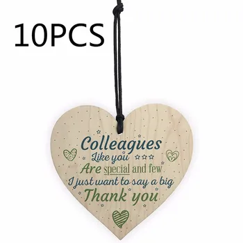 10PCS Special And Few Colleagues Wooden Hanging Heart Plaque Sign Friend Friendship Thank You Office Work Christmas Gift
10PCS Special And Few Colleagues Wooden Hanging Heart Plaque Sign Friend Friendship Thank You Office Work Christmas Gift