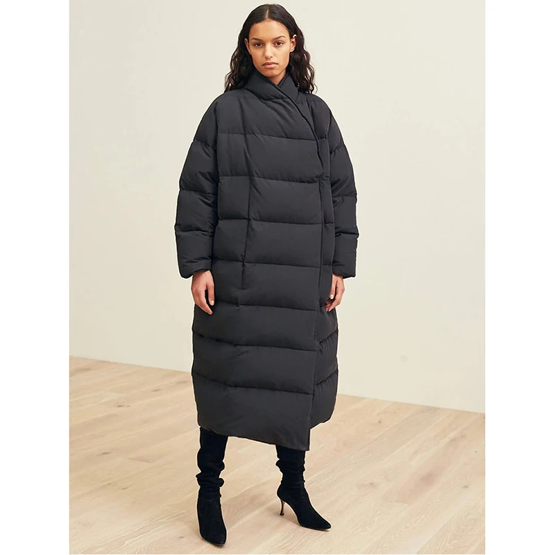 AEL 90% White Duck Down Jacket Women Winter Jacket Long Thick Coat For Women high-necked Down Parka Warm Female Waterproof
AEL 90% White Duck Down Jacket Women Winter Jacket Long Thick Coat For Women high-necked Down Parka Warm Female Waterproof
