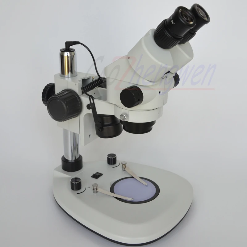 

3.5X 7X 45X 90X UPPER AND DOWN LED ILLUMINATION STEREO ZOOM BINOCULAR MICROSCOPE WF10X/20 EYEPIECE