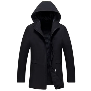 2019 New Brand Long Hooded Trench Coat Men Thicken Jackets & Coats Spring Zipper Mens Windbreaker Casual Overcoat
2019 New Brand Long Hooded Trench Coat Men Thicken Jackets & Coats Spring Zipper Mens Windbreaker Casual Overcoat
