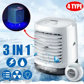Mini Portable Air Conditioner 7 Colors LED Conditioning Humidifier Purifier USB Desktop Air Cooler Fan with Water Tank Home 5V
Mini Portable Air Conditioner 7 Colors LED Conditioning Humidifier Purifier USB Desktop Air Cooler Fan with Water Tank Home 5V