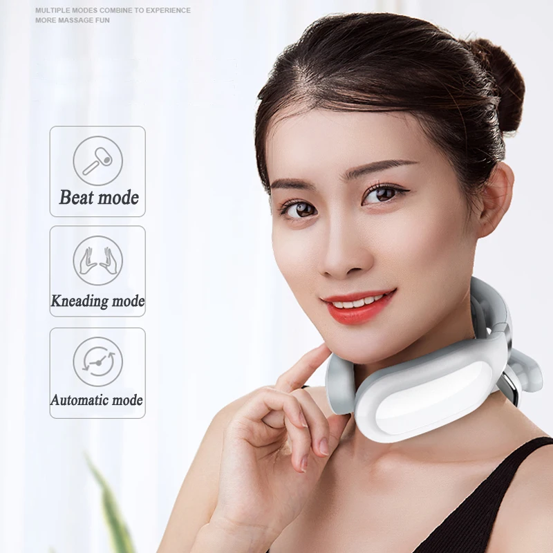 4 Massage Heads Electric Pulse muscle Neck Massager Magnetic Therapy Relief Pain patch tools Cervical Therapy Instrumen
4 Massage Heads Electric Pulse muscle Neck Massager Magnetic Therapy Relief Pain patch tools Cervical Therapy Instrumen