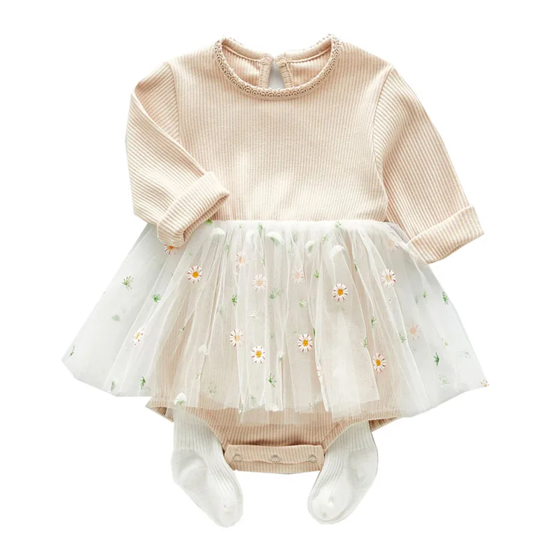 Kids Clothes Spring and Autumn Pure Cotton Long-Sleeved Jacket Lace Dress Girls Triangle Jumpsuit 0-2 Y Quality Child Clothing
Kids Clothes Spring and Autumn Pure Cotton Long-Sleeved Jacket Lace Dress Girls Triangle Jumpsuit 0-2 Y Quality Child Clothing