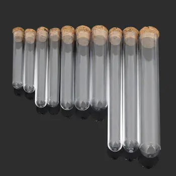50pcs 15ml/20ml Plastic Test Tube With Cork Stopper Vial Sample Bottles Home objects Food Storage jars Party Candy Containers
50pcs 15ml/20ml Plastic Test Tube With Cork Stopper Vial Sample Bottles Home objects Food Storage jars Party Candy Containers