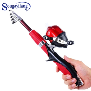 Sougayilang Portable Fishing Rod and Mini Spinning Reel Combo Carbon Ice Spincast Reel Set Telescopic Rods Kit Fishing Tackle
Sougayilang Portable Fishing Rod and Mini Spinning Reel Combo Carbon Ice Spincast Reel Set Telescopic Rods Kit Fishing Tackle