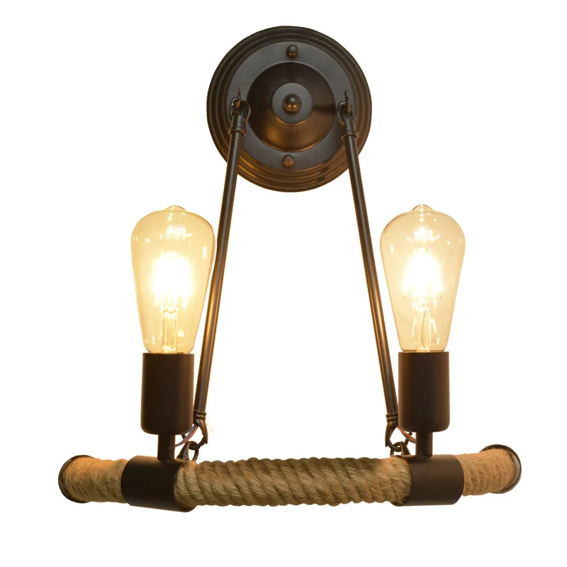 Cross Border For American-Style Double Headed Northern European-Style Retro-Style Modern Minimalist Balcony Staircase Lamp Semic
Cross Border For American-Style Double Headed Northern European-Style Retro-Style Modern Minimalist Balcony Staircase Lamp Semic