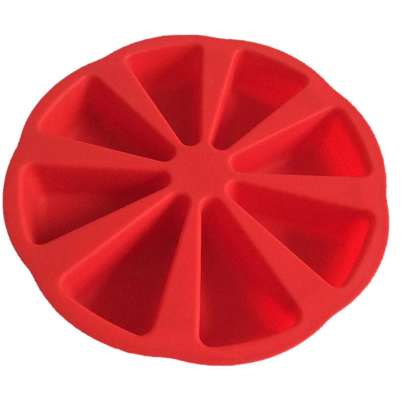 Bakeware Molds Cake Pan Silicone Mold Pudding Triangle Cakes Mould Muffin Baking Tools Fondant | Дом и сад