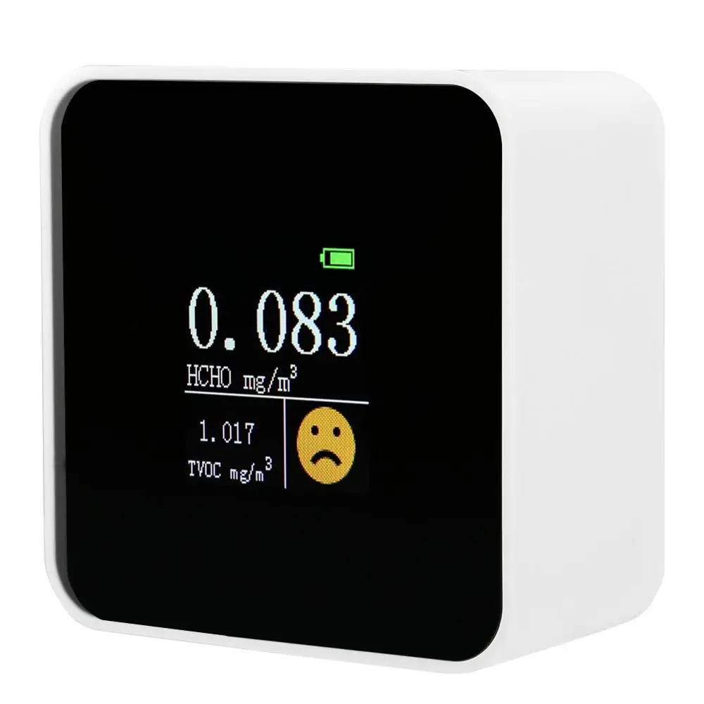 High Performance Air Quality Detector HCHO TVOC High Precision Detector Rechargeable Air Quality Monitor Meter Gas Analyzers
High Performance Air Quality Detector HCHO TVOC High Precision Detector Rechargeable Air Quality Monitor Meter Gas Analyzers