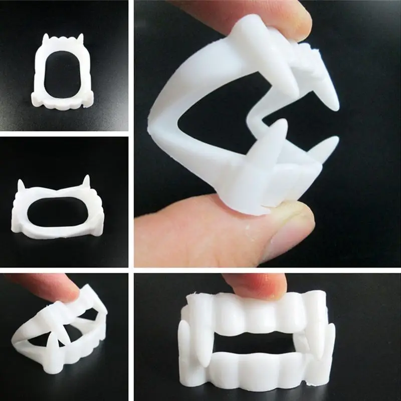 10pcs Halloween Party Decoration Plastic Vampire Teeth Vampire Fangs Dentures Cosplay Prop Decoration Horror Scary Teeth A3
10pcs Halloween Party Decoration Plastic Vampire Teeth Vampire Fangs Dentures Cosplay Prop Decoration Horror Scary Teeth A3