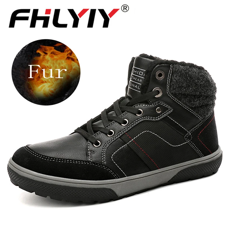 Fhlyiy 2019 Sale Winter Men'S Shoes Plush Warm Pu Leather Boots Man Outdoor Round Toe Sneakers Chaussure Homme
Fhlyiy 2019 Sale Winter Men'S Shoes Plush Warm Pu Leather Boots Man Outdoor Round Toe Sneakers Chaussure Homme