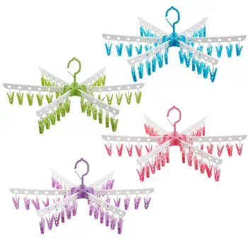 Multifunctional clothes hanger Folding hanger Windproof underwear drying rack socks drying tray Baby drying rack 36 folder
Multifunctional clothes hanger Folding hanger Windproof underwear drying rack socks drying tray Baby drying rack 36 folder