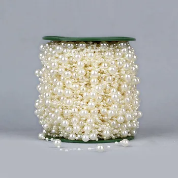 1 Roll 60 meters 8mm+3mm Fishing Line Artificial Pearls Beads Chain String Garland Flowers DIY Wedding Party Decoration Supply
1 Roll 60 meters 8mm+3mm Fishing Line Artificial Pearls Beads Chain String Garland Flowers DIY Wedding Party Decoration Supply