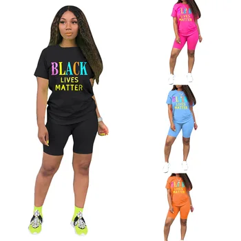 Letter Print Casual Two Piece Set Summer Women Tracksuit Short Sleeve T Shirt Top Casual Shorts Streetwear
Letter Print Casual Two Piece Set Summer Women Tracksuit Short Sleeve T Shirt Top Casual Shorts Streetwear