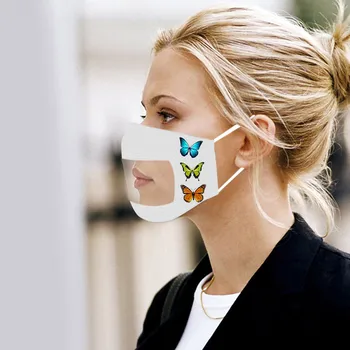 Mascarilla Adult Washable Reusable Mouth Mask Butterfly Communicator Face Mask Fashion With Clear Visible Expression Lip Reading
Mascarilla Adult Washable Reusable Mouth Mask Butterfly Communicator Face Mask Fashion With Clear Visible Expression Lip Reading