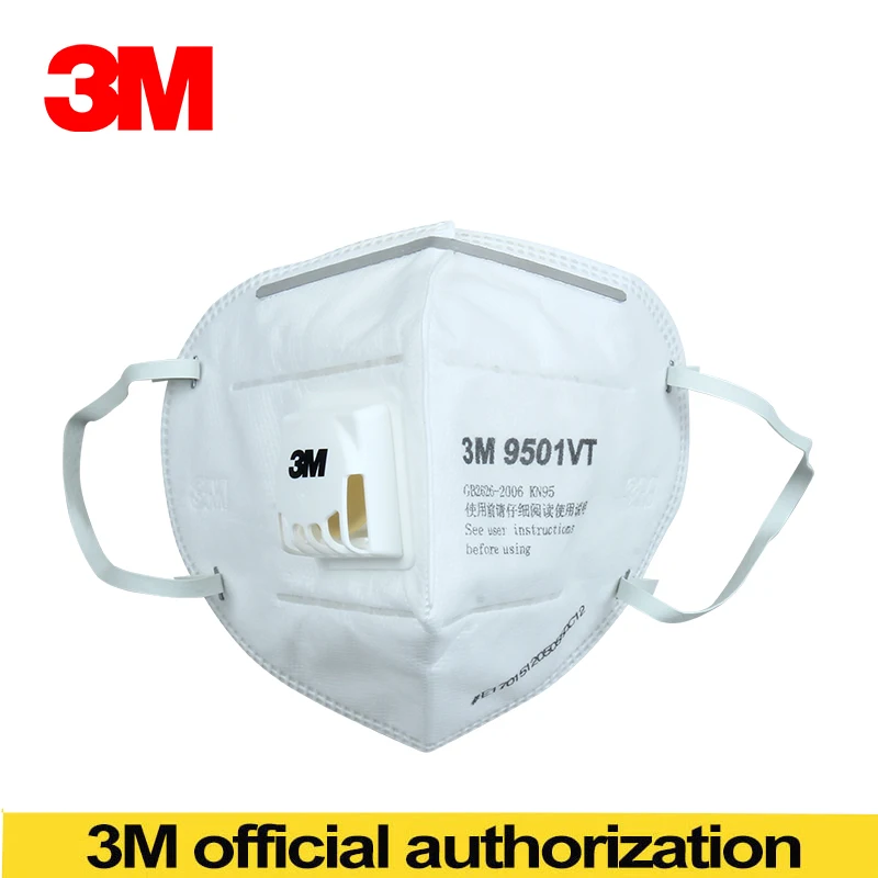 5pcs/Lot 3M 9501VT Particulate Respirator Dust Mask with Cool Flow Valve Breathable Mask KN95 Standard Disposable Mask
5pcs/Lot 3M 9501VT Particulate Respirator Dust Mask with Cool Flow Valve Breathable Mask KN95 Standard Disposable Mask