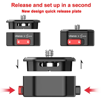 Spring buckle design quick clamp fast mount plate for Track Slider Stabilizer handheld gimbal gopro monitor tripod ballhead base
Spring buckle design quick clamp fast mount plate for Track Slider Stabilizer handheld gimbal gopro monitor tripod ballhead base