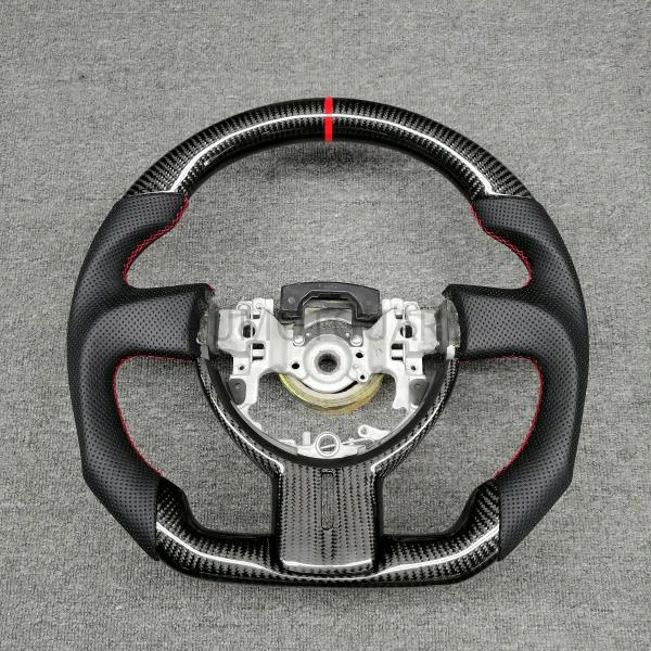 

Carbon Fiber Steering Wheel Perforated Leather with Trim Cover For Toyota 86 2013-2018 For Subaru BRZ