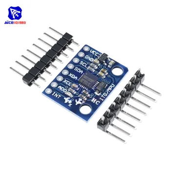 diymore 10PCS GY-521 MPU-6050 MPU6050 Triple Axis Analog Gyroscope Sensors Accelerometer Module for Arduino 3V 5V I2C Interface
diymore 10PCS GY-521 MPU-6050 MPU6050 Triple Axis Analog Gyroscope Sensors Accelerometer Module for Arduino 3V 5V I2C Interface